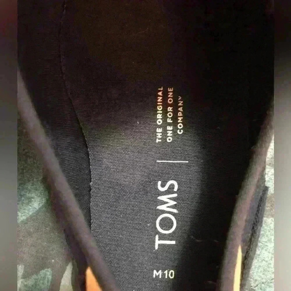 Toms shoes dark blue size M 10 - Picture 8 of 9